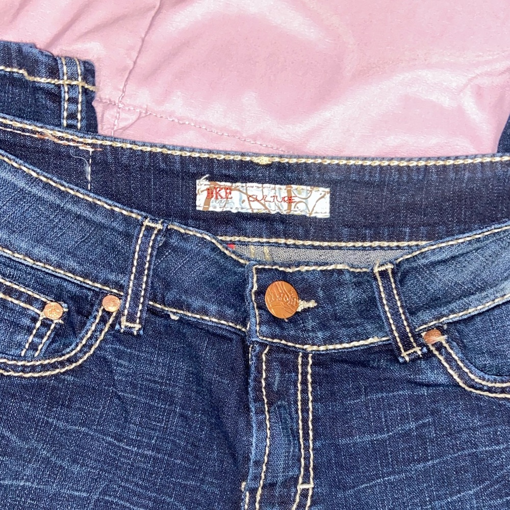 BKE Dark Blue Flare Jeans - Picture 5 of 8